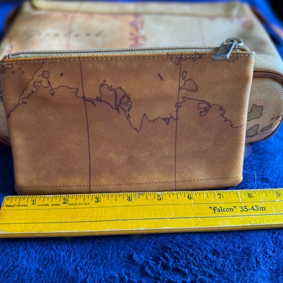 Alveiro Martini Purse Map Design Brown, vgc, with bonus! - Picture 12 of 13